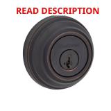 Venetian Bronze Double Cylinder Deadbolt