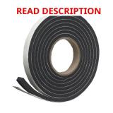 Black Weatherstrip Tape 3/4x7/16x10ft