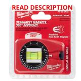 Milwaukee 4 in. Aluminum Magnetic Pocket Level