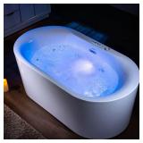 Acrylic Freestanding Whirlpool Bathtub