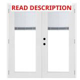 72x80 White Patio Door with Brickmold