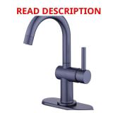 Dorind Matte Black Single Hole Deck Faucet