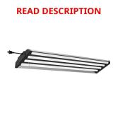 4 ft. 4-Light 80-W LED Utility Gray Shop Light