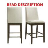 Simms Counter Height Side Chair Set in Walnut