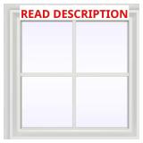 V-2500 Series White Vinyl Window