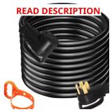 25 ft 50A RV Extension Cord, 4-Wire Gauge