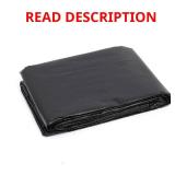 (3) PE Pond Liner 7x10ft 20 Mil, Black