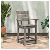 Grant Park Counter Arm Chair in Slate Grey