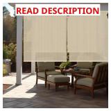 Natural Cordless UV Shade 72 W x 66 L