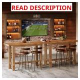 Kearsten 39.4 in Bar Table with 4-Legs