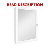 White 20x26 Rectangular Medicine Cabinet