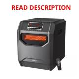 WeWarm 6-Element Infrared Space Heater Black