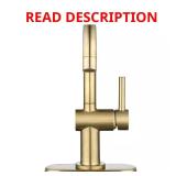 Dorind 8" Widespread 2-Handle Brushed Gold