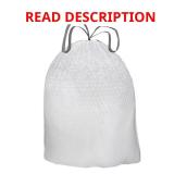 13 gal Flex Drawstring Trash Bags - 200 Ct