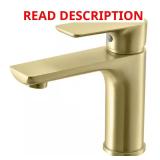 Single-Handle Deck Faucet in Burnished Gold