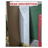 24" x 80" White Panel Door
