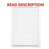 StyleWell White Cordless Vinyl Blinds 2" Slats