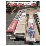 Skid lot assorted flooring