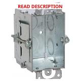 RACO Gangable Switch Box, 3x2 in., Gray