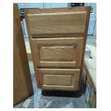 Hampton 3-Drawer Bath Cabinet, 18x21x34.5 in
