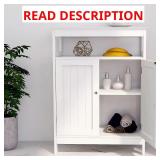 24 in. White Double Door Cabinet