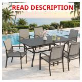 Sunshine Valley 7pc Patio Dining Set
