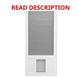 36x80 Chesapeake Screen Door w/ Pet Flap