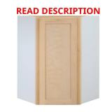 Corner Diagonal Kitchen Cabinet, 24x24x36