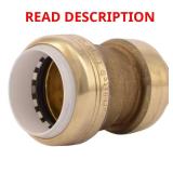 1 in. PVC IPS x CTS Brass Conversion Coupling