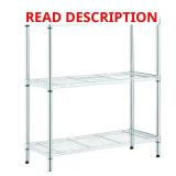 HDX 3-Tier Chrome Steel Wire Shelving Unit