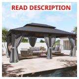 Box 4 of 7. 20 ft x 14 ft Outdoor Gazebo with Alu