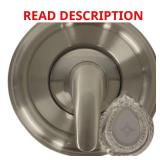 MOEN 1-Handle Valve Trim Kit, Brushed Nickel