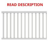 6 ft x 36 in White Vinyl Railing Kit