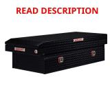 72 in. Gloss Black Aluminum Crossover Box/ (2) BO