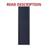 (2) 15x51 in Open Shutters, Dark Navy 2PK