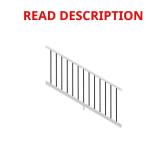 Enhance 6 ft x 36 in White Rail Kit