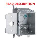 MB120ADJ-6R 1-Gang 20 cu in Wall Box