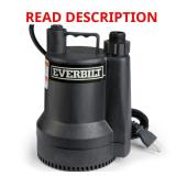 1/6 HP Plastic Submersible Utility Pump