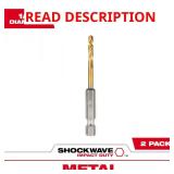 SHOCKWAVE 1/8 in. Titanium Drill Bit