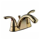 Builders 4 in. Centerset Low-Arc Fauc. Brass