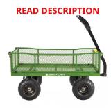Heavy-Duty Steel Garden Cart, 4 cu.ft.