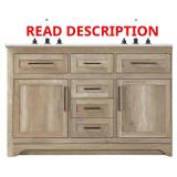 54" Vanity with Sink, Marble Countertop