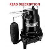 Everbilt 1/2 HP Cast Iron Sump Pump HDS50