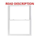 (2) Pro Series White Double Hung Vinyl Window 2xB