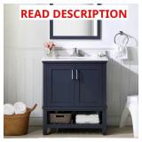 Tupelo 30"W x19"D x34"H Vanity with Top