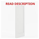 24 in. x 80 in. Shaker White Primed Door