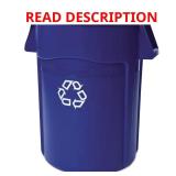 44 Gal. Blue Round Brute Recycling Container