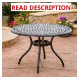 Phoenix Hammered Bronze Table