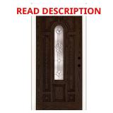 Medina Front Door, LH Inswing, Zinc Arch