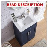 Ceramic Vanity Sink 24" x 18-1/4" (Sink Only)